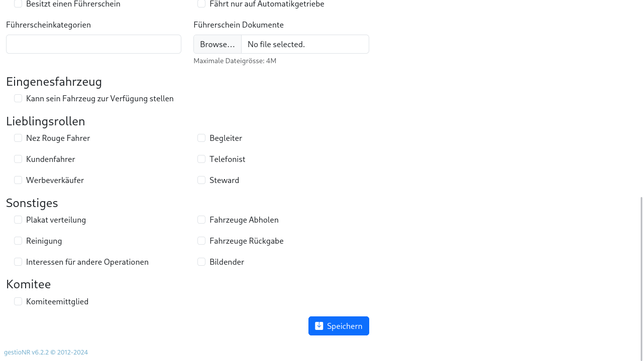 Hinzufügen eines Freiwilligen (2/2)
